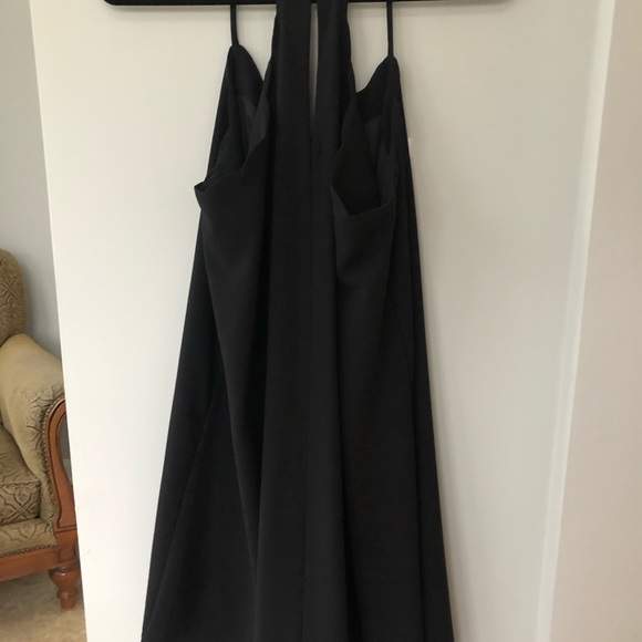 Scalloped Black Dress - Picture 2 of 3
